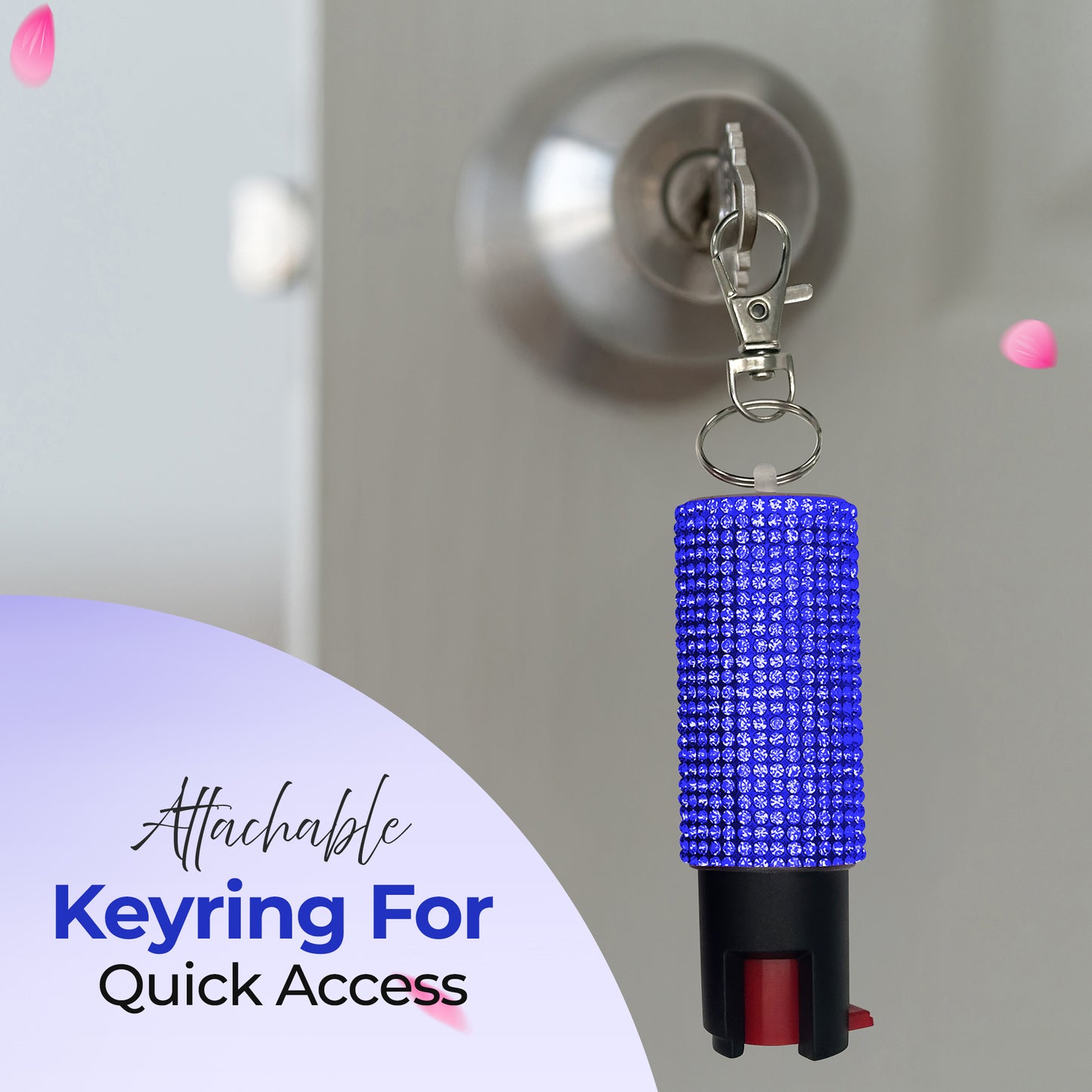 FURY Gem Stone Pepper Spray Lipstick Stun Gun Combo