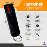 FURY Hardshell Pepper Spray - BLACK - FuryUSA