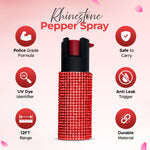 FURY Rhinestone Pepper Spray - PINK - FuryUSA
