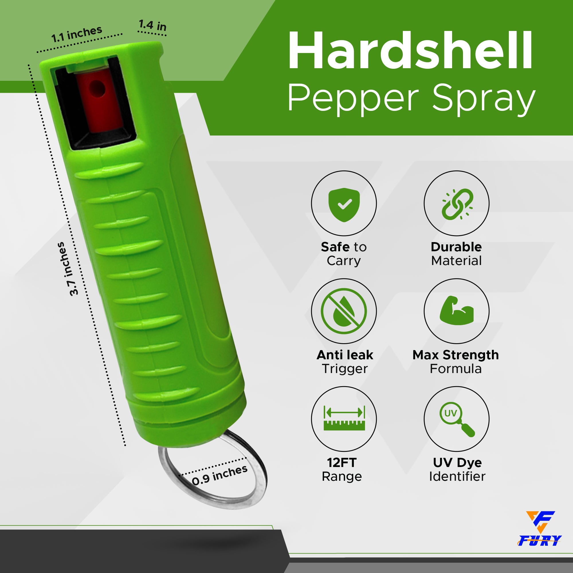 FURY Hardshell Pepper Spray