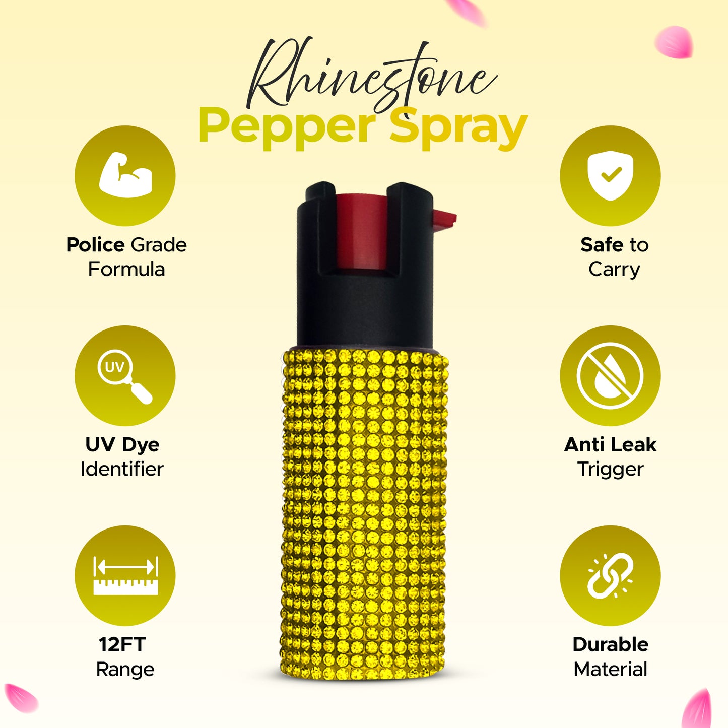 FURY Rhinestone Pepper Spray