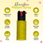 FURY Rhinestone Pepper Spray - PINK - FuryUSA
