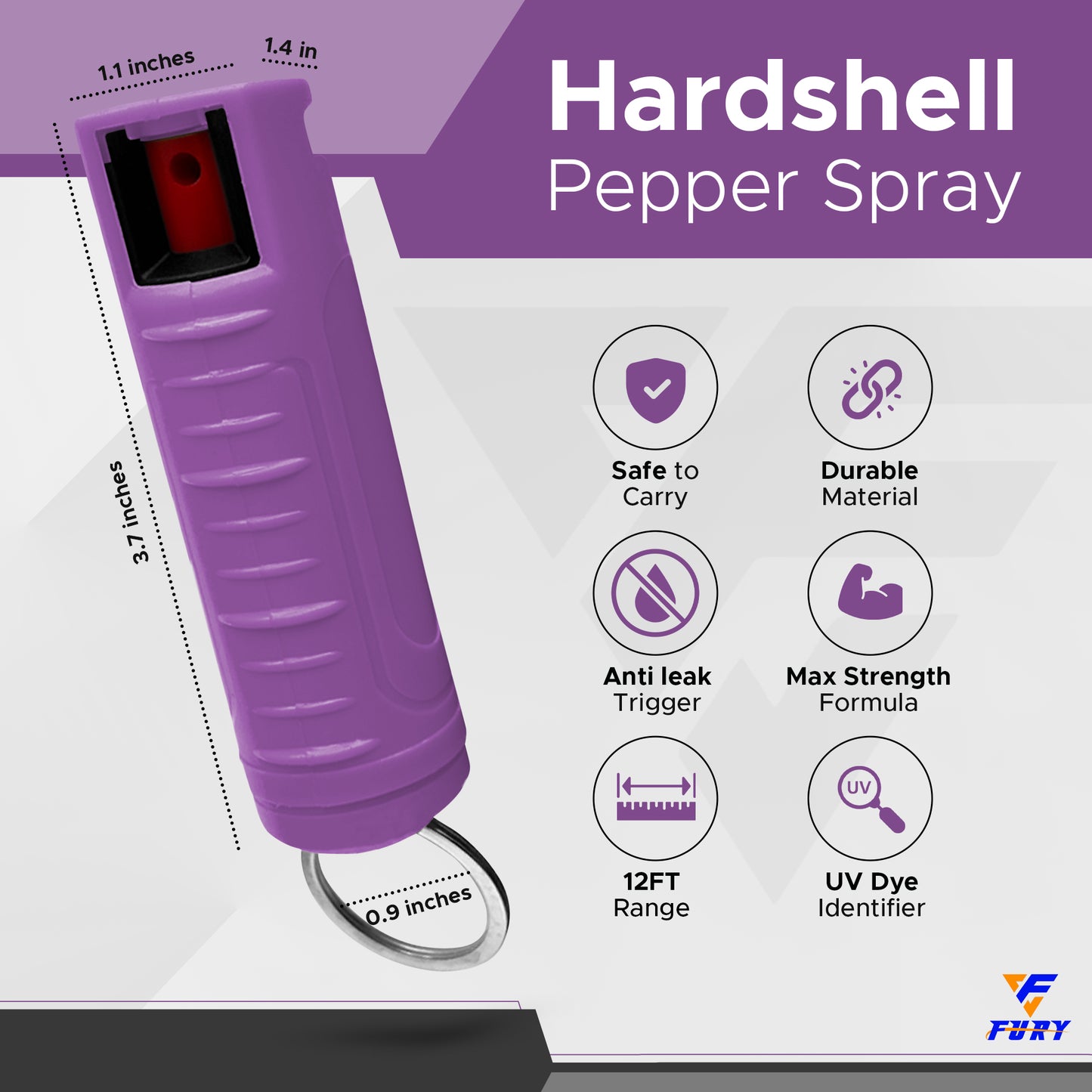 FURY Hardshell Pepper Spray