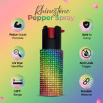 FURY Rhinestone Pepper Spray - PINK - FuryUSA
