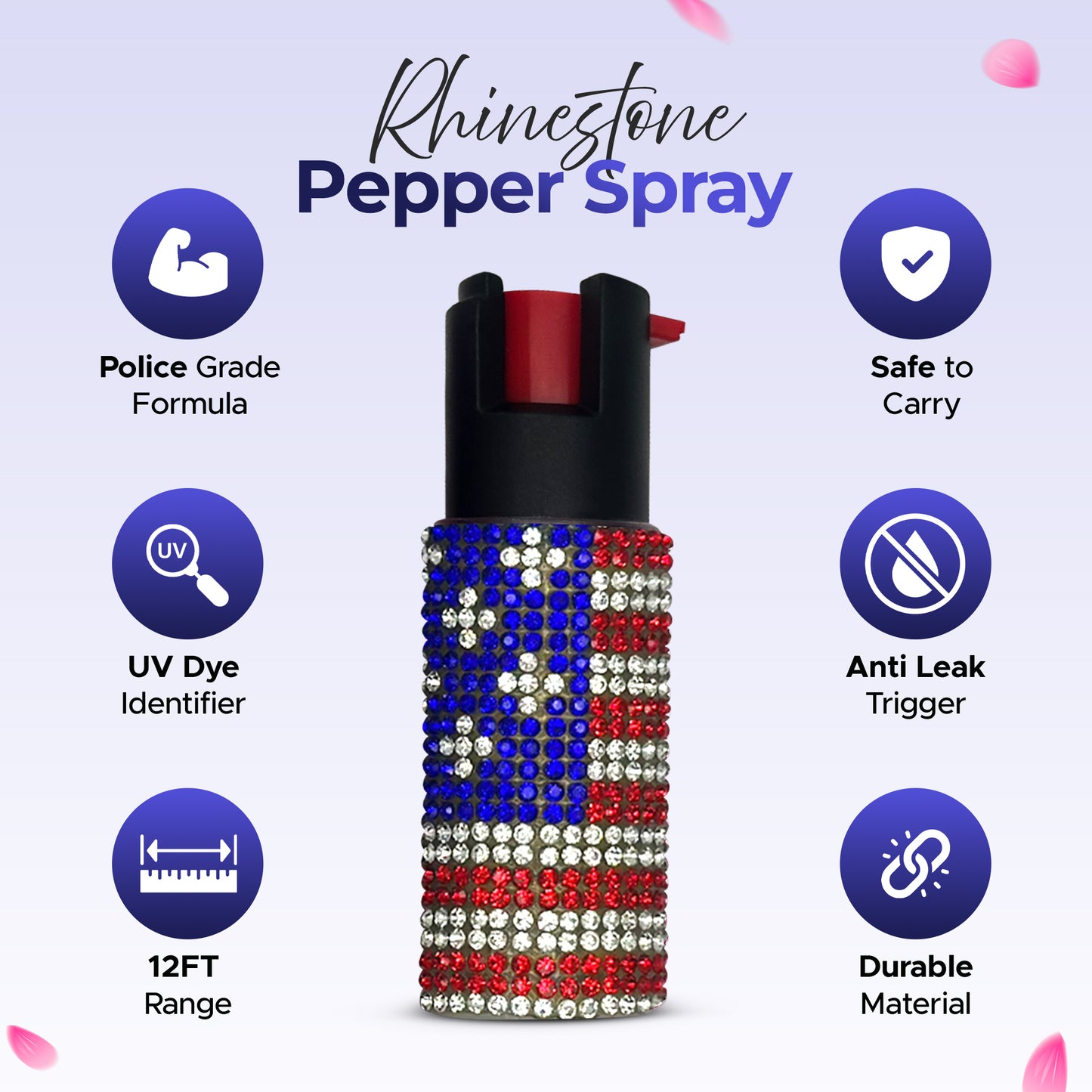 FURY Rhinestone Pepper Spray