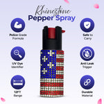 FURY Rhinestone Pepper Spray - PINK - FuryUSA
