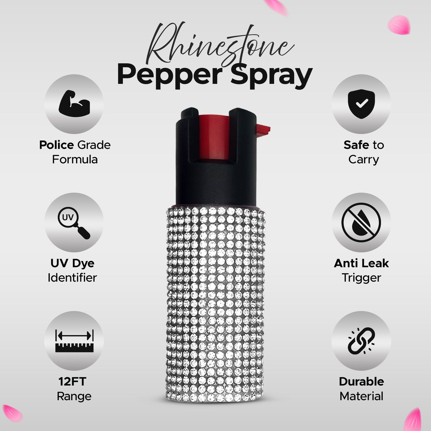 FURY Rhinestone Pepper Spray