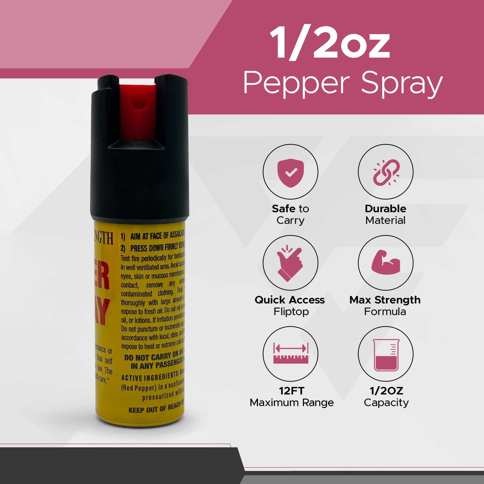 FURY Pepper Spray Stun Gun Combo