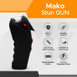 FURY MAKO Stun Gun - BLACK - FuryUSA