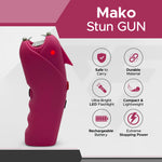 FURY MAKO Stun Gun - BLACK - FuryUSA