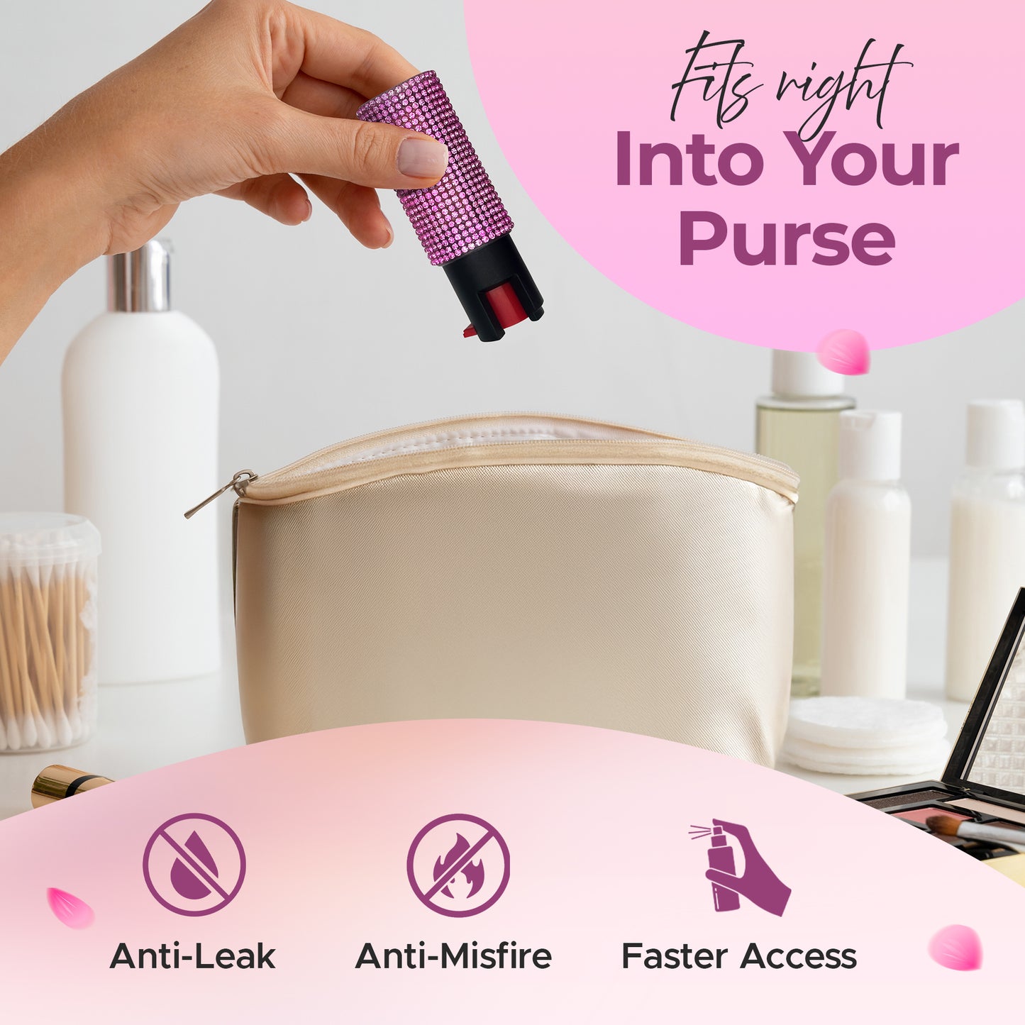 FURY Rhinestone Pepper Spray