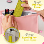FURY Gem Stone Pepper Spray Stun Gun Combo - PINK - FuryUSA