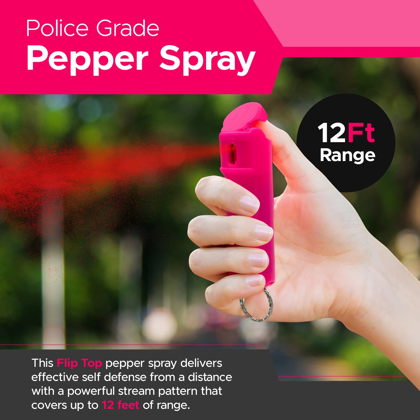 FURY Fliptop Hardshell Pepper Spray