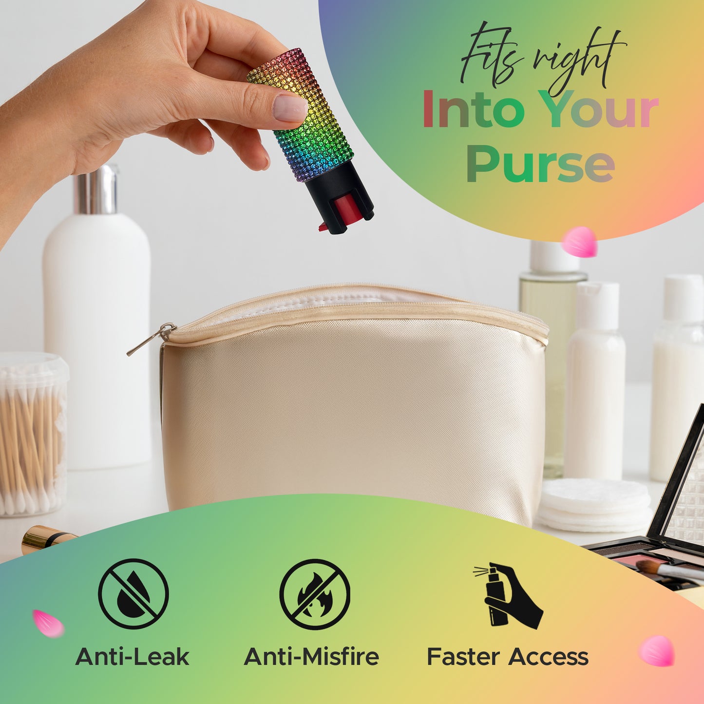 FURY Rhinestone Pepper Spray