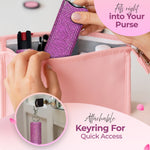FURY Gem Stone Pepper Spray Stun Gun Combo - PINK - FuryUSA