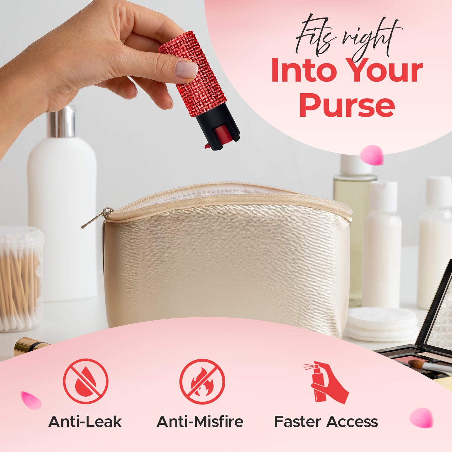 FURY Rhinestone Pepper Spray