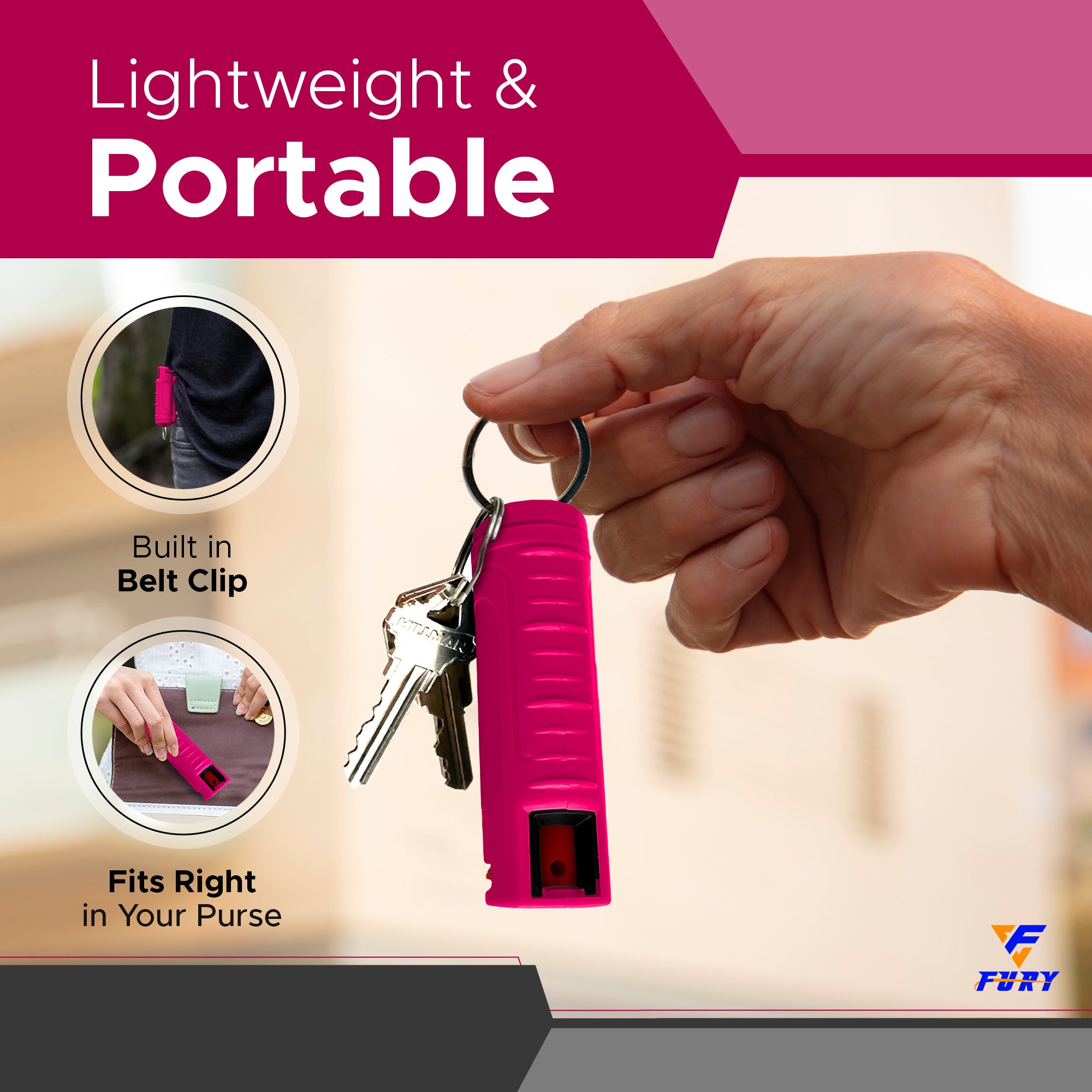 FURY Hardshell Pepper Spray
