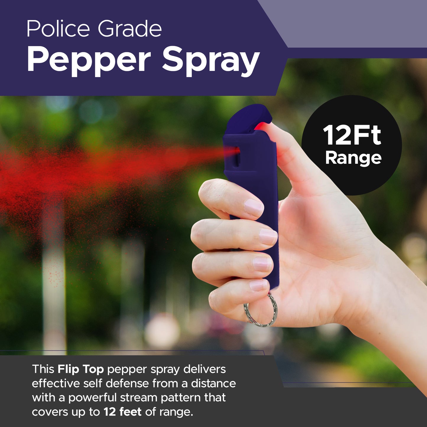 FURY Fliptop Hardshell Pepper Spray