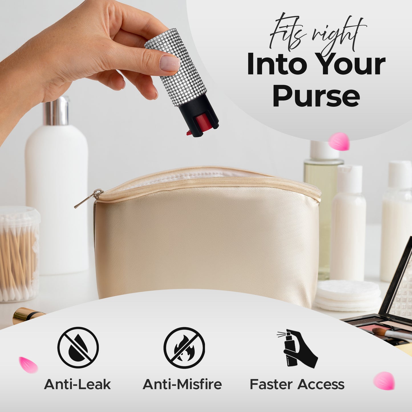 FURY Rhinestone Pepper Spray