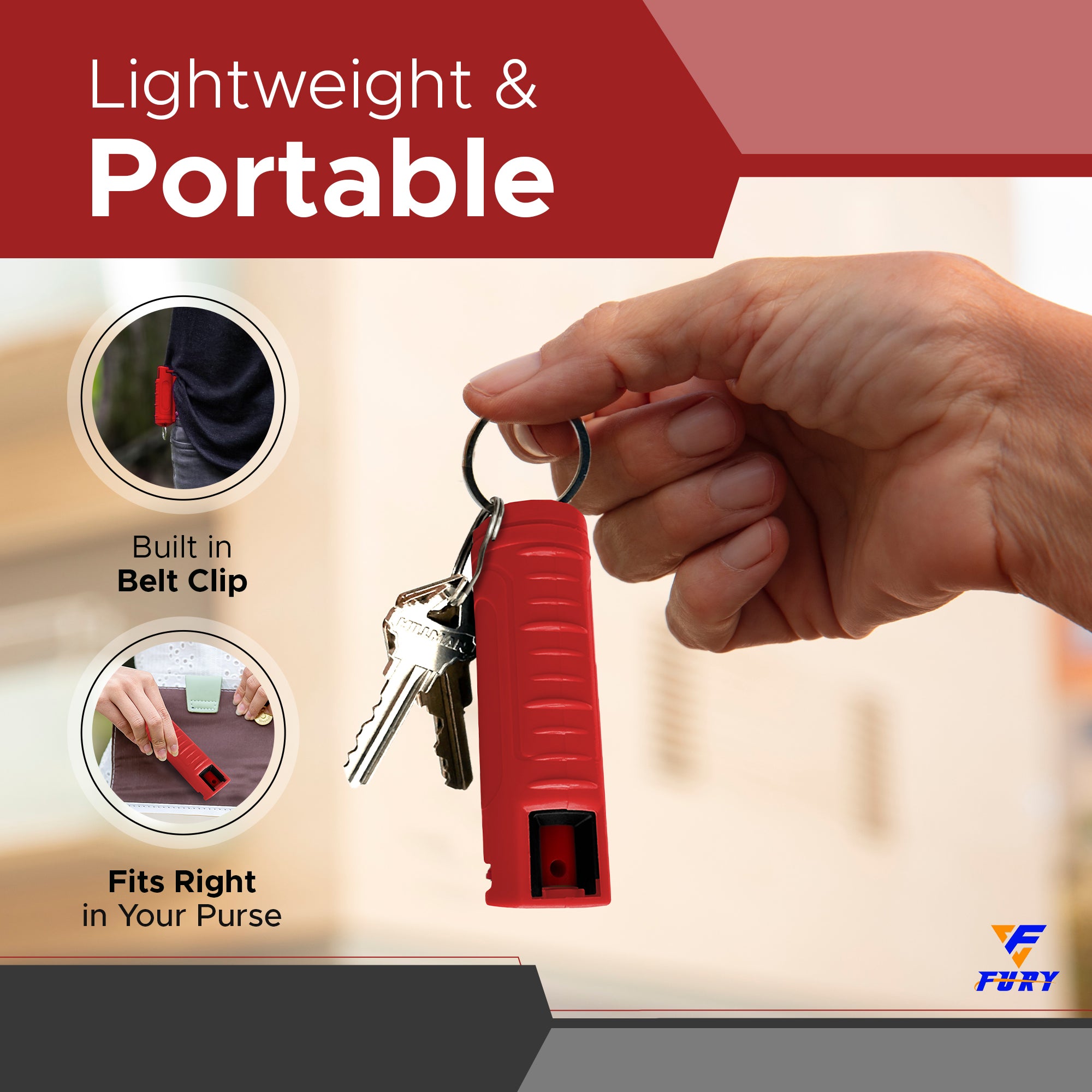 FURY Hardshell Pepper Spray
