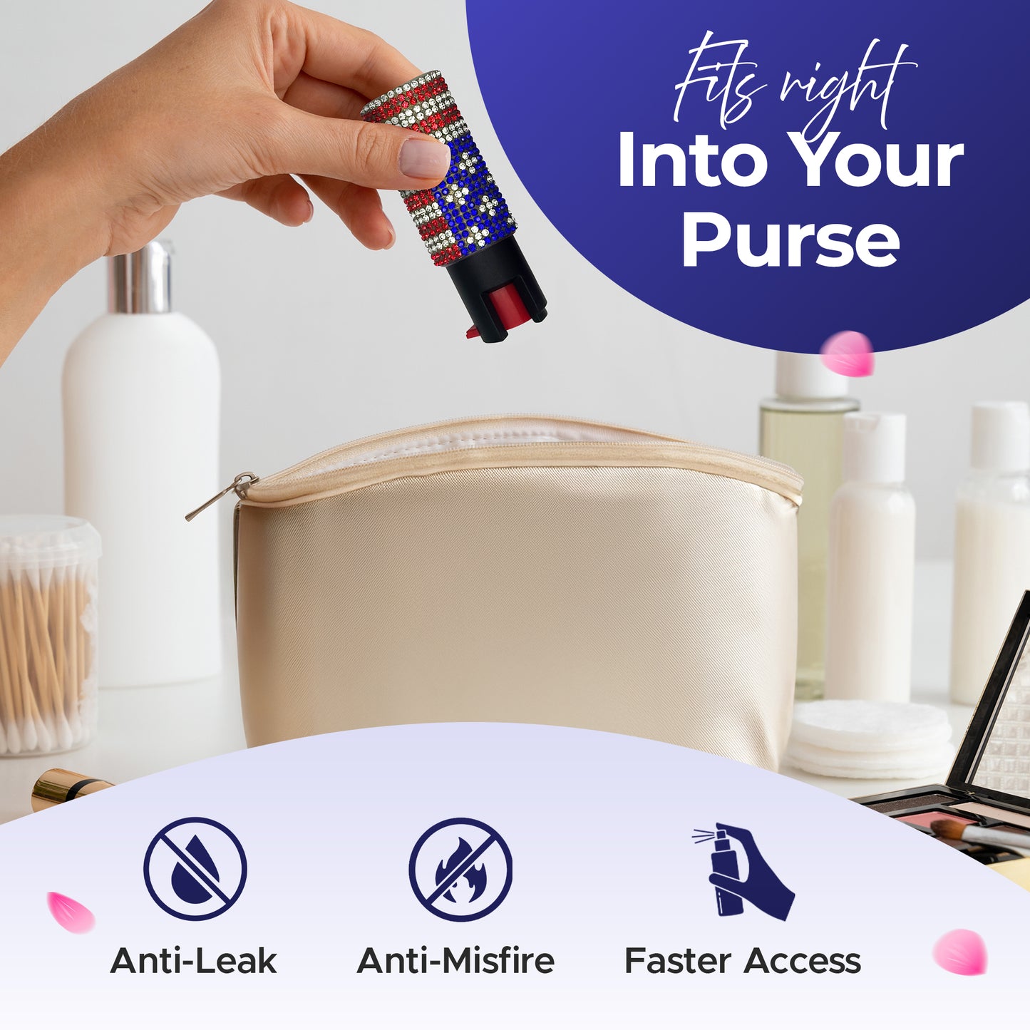 FURY Rhinestone Pepper Spray