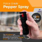 FURY Hardshell Pepper Spray - BLACK - FuryUSA