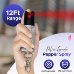 FURY Rhinestone Pepper Spray - PINK - FuryUSA