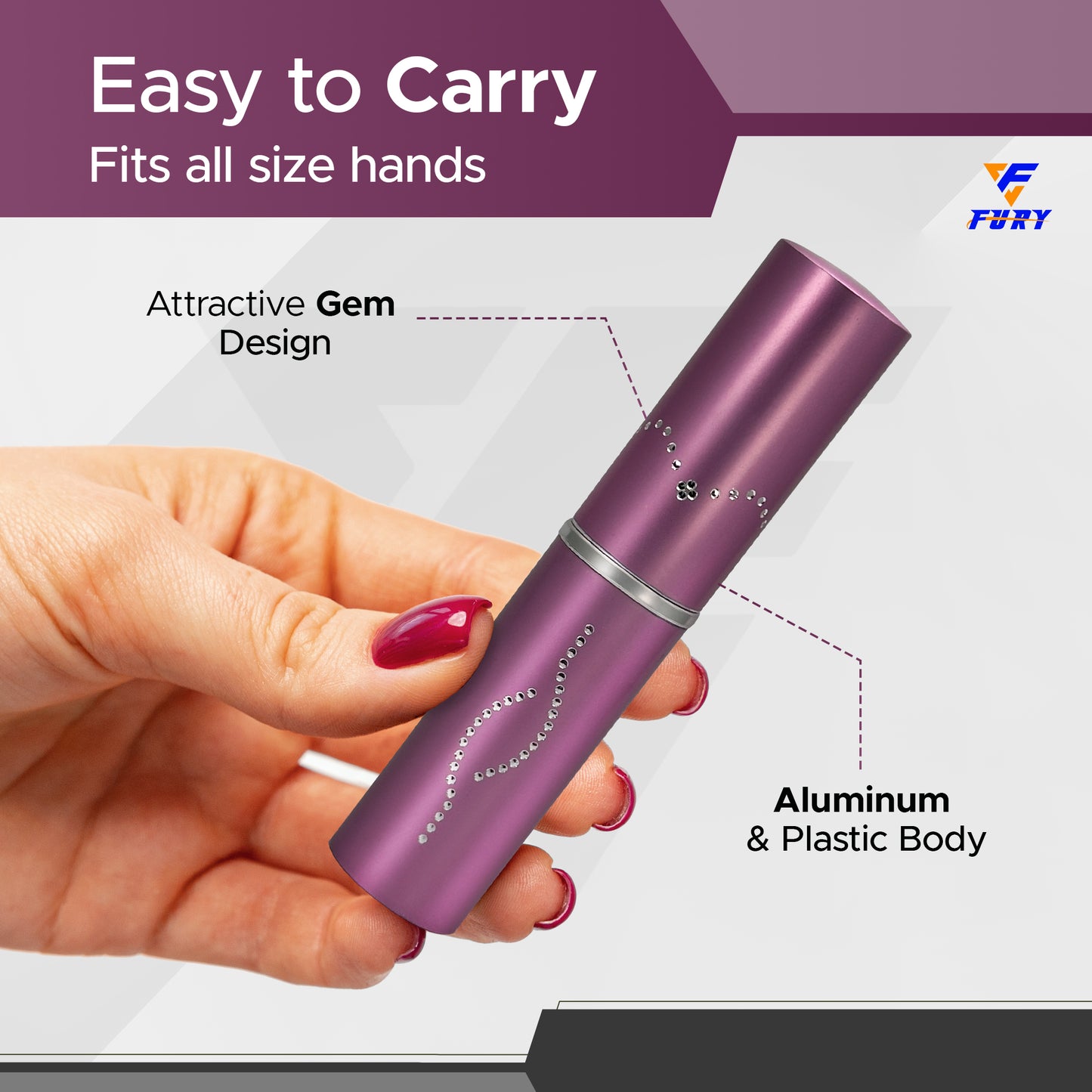 FuryUSA Lipstick Stun Gun