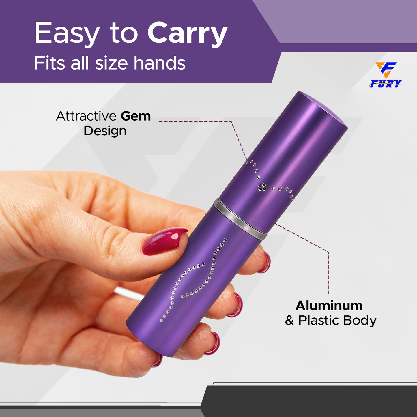 FuryUSA Lipstick Stun Gun