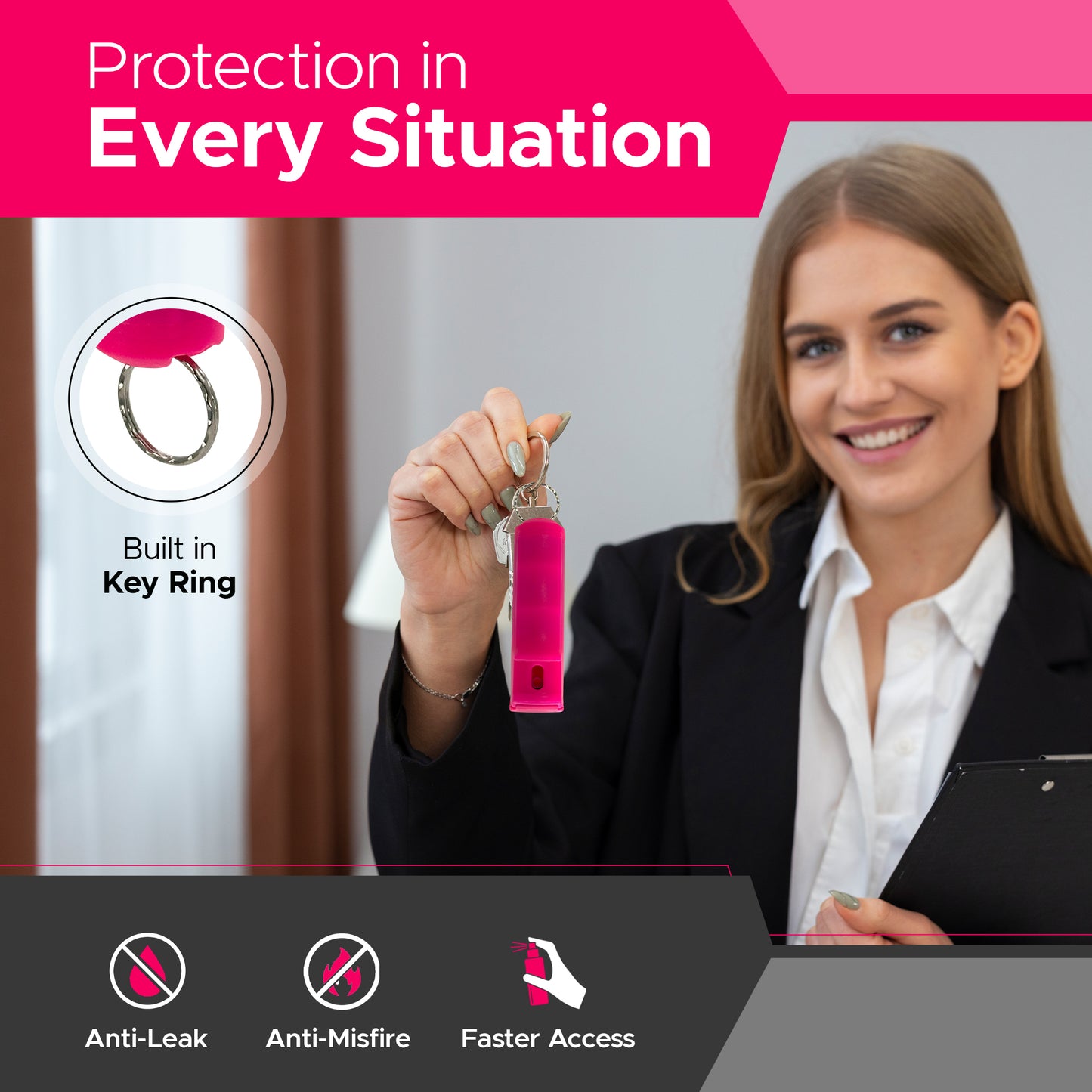 FURY Fliptop Hardshell Pepper Spray