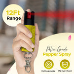 FURY Rhinestone Pepper Spray - PINK - FuryUSA