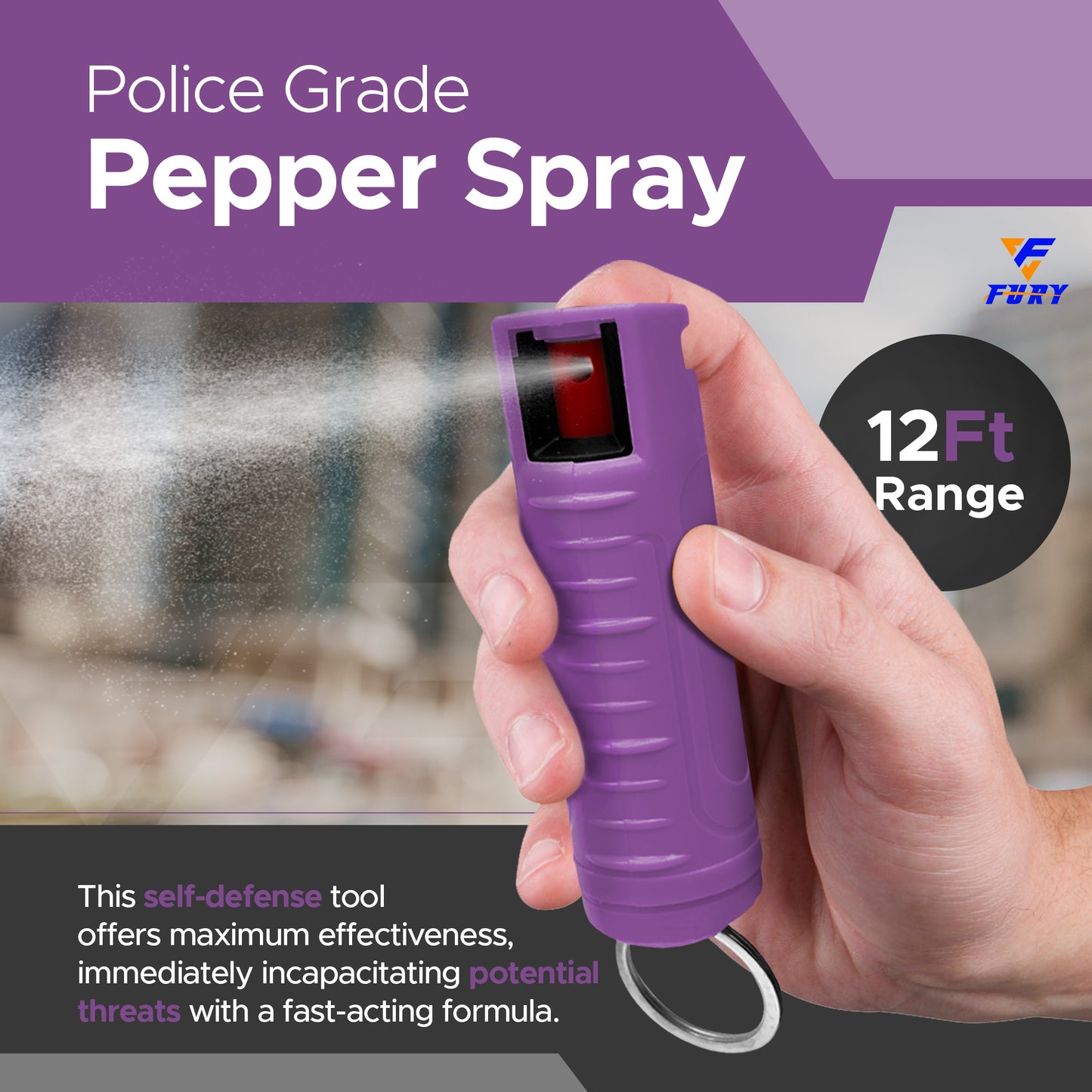 FURY Hardshell Pepper Spray