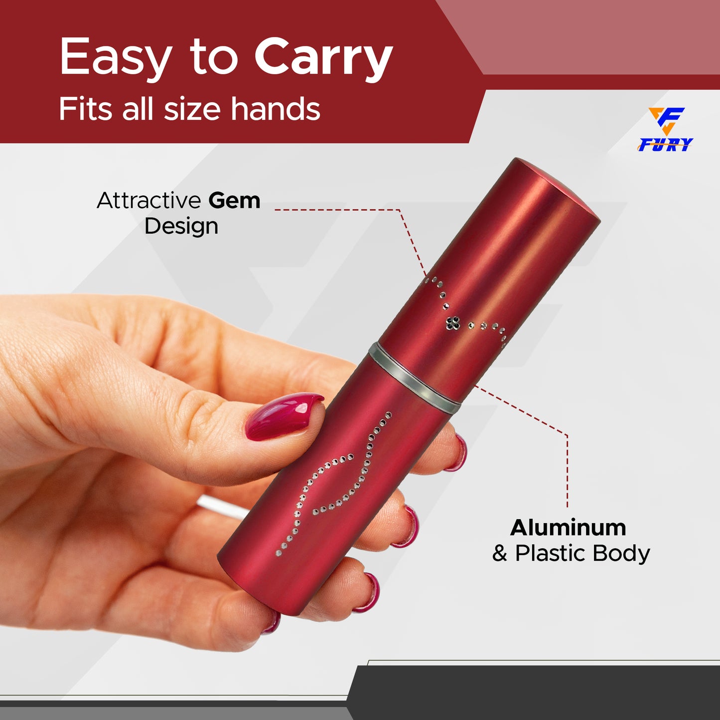 FuryUSA Lipstick Stun Gun