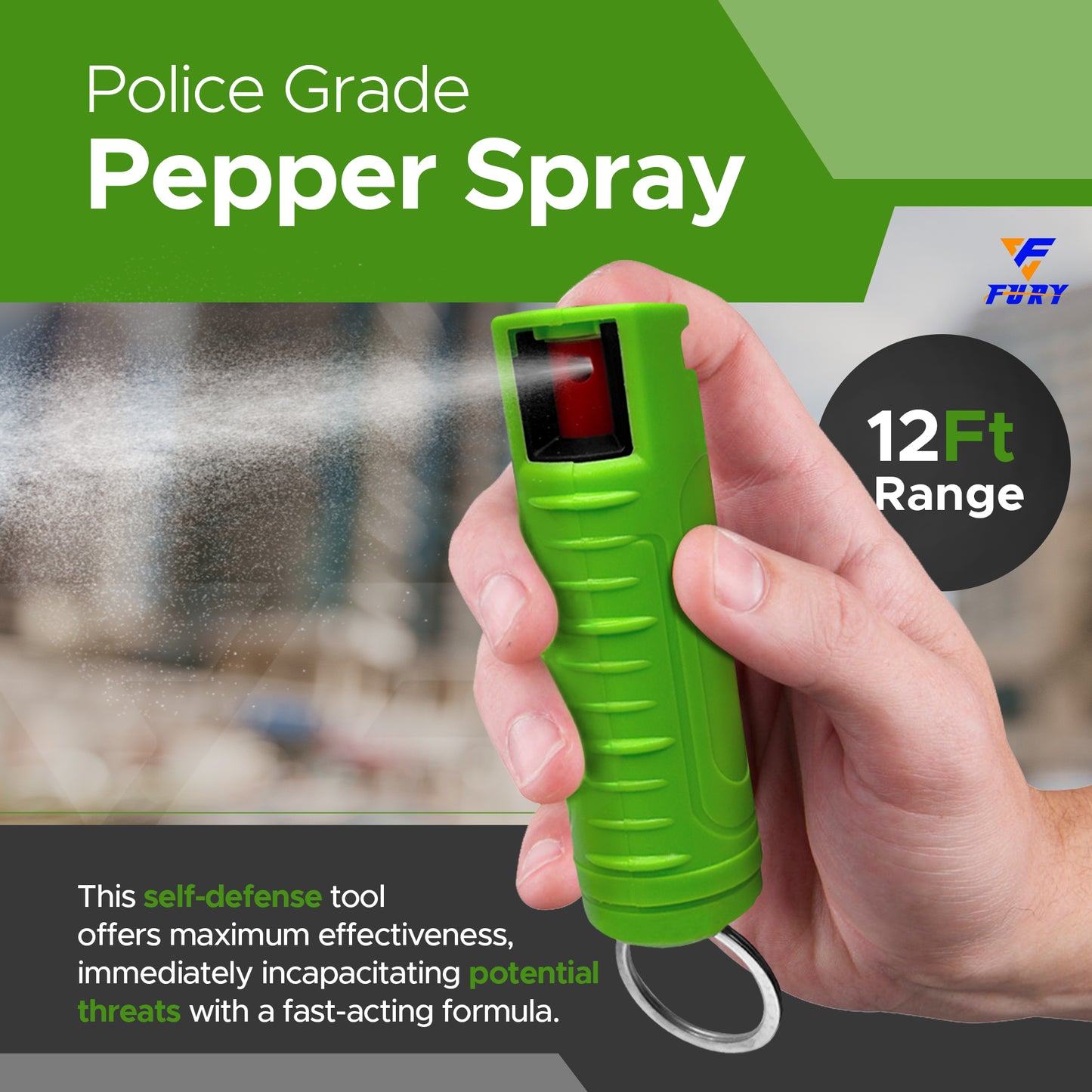 FURY Hardshell Pepper Spray