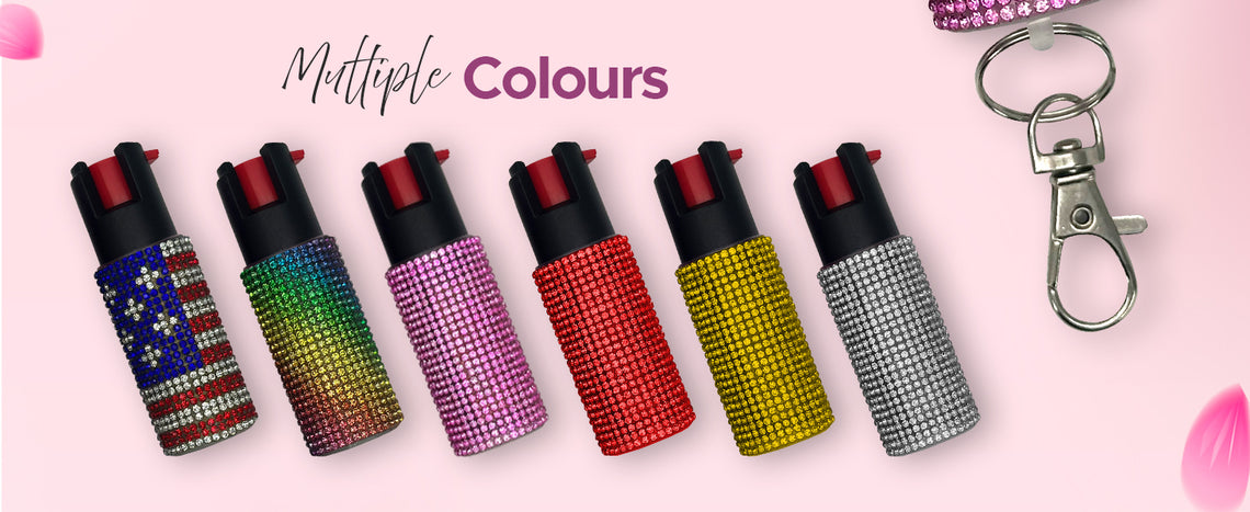 FURY Gem Stone Pepper Spray Stun Gun Combo