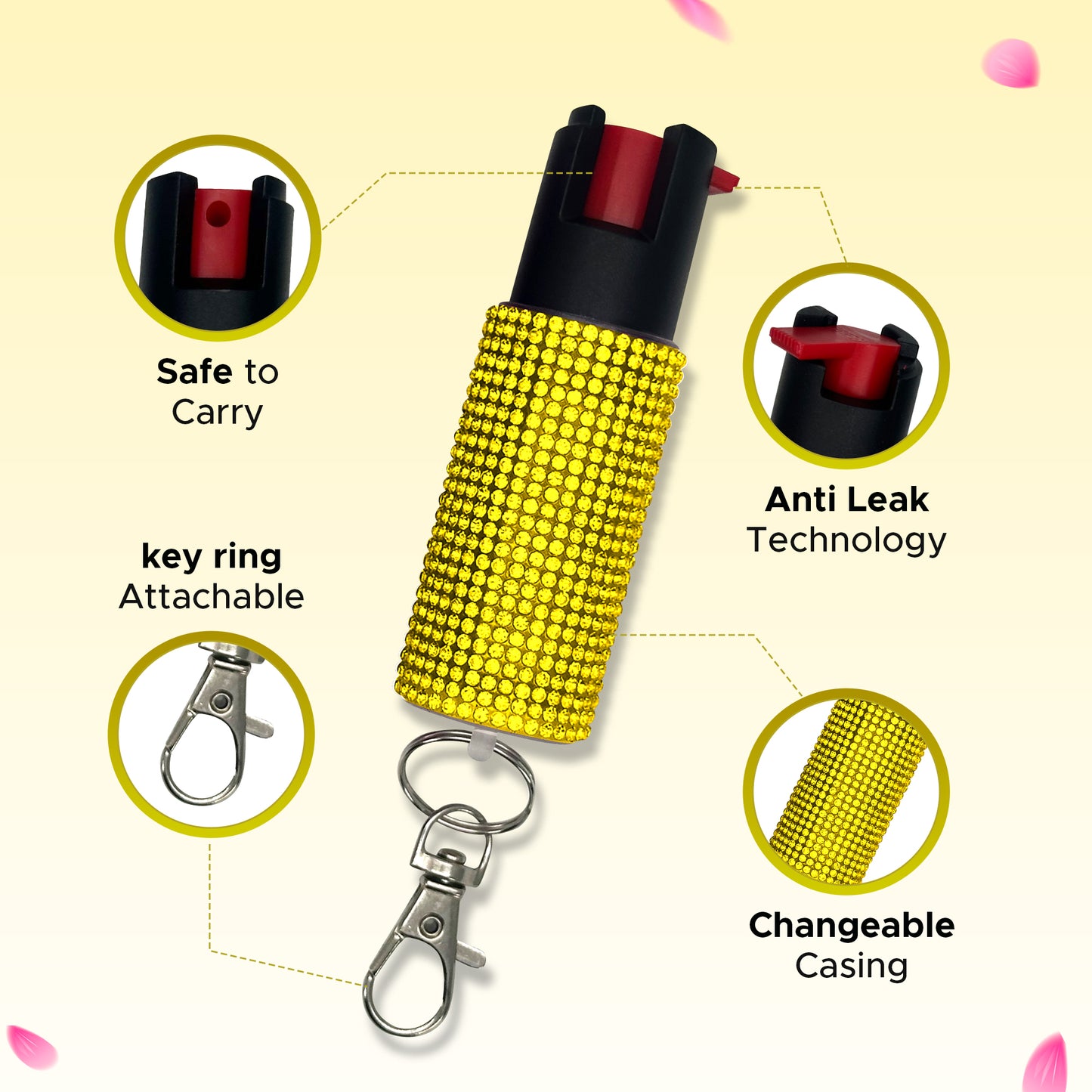 FURY Rhinestone Pepper Spray