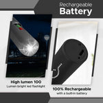 FuryUSA Lipstick Stun Gun - BLACK - FuryUSA