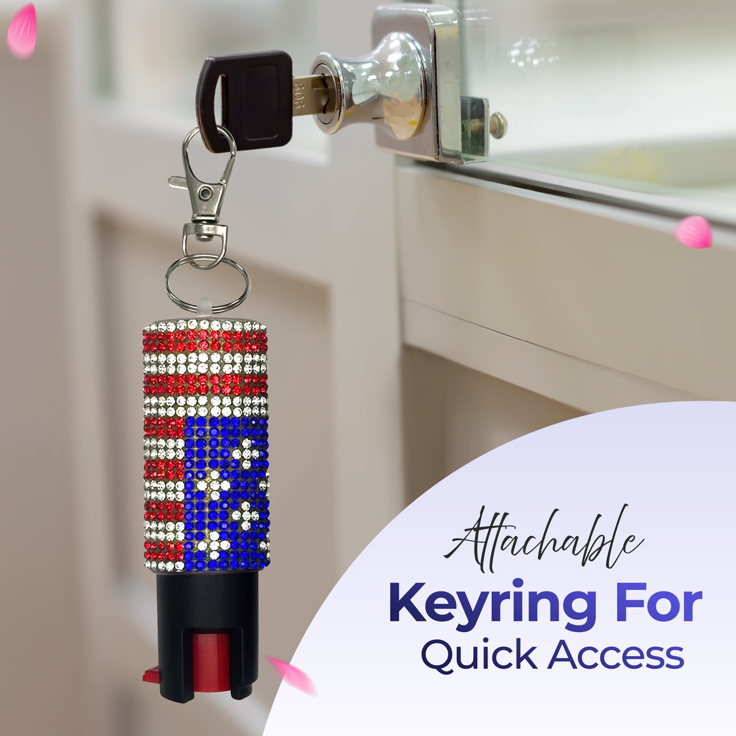 FURY Rhinestone Pepper Spray