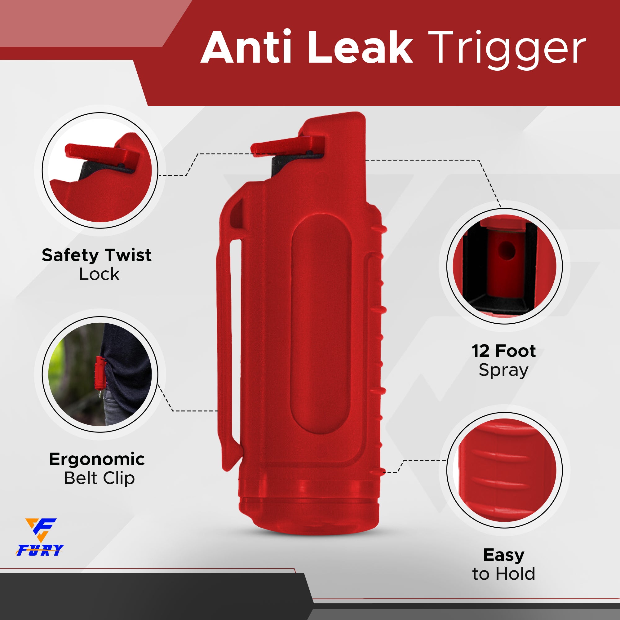 FURY Hardshell Pepper Spray