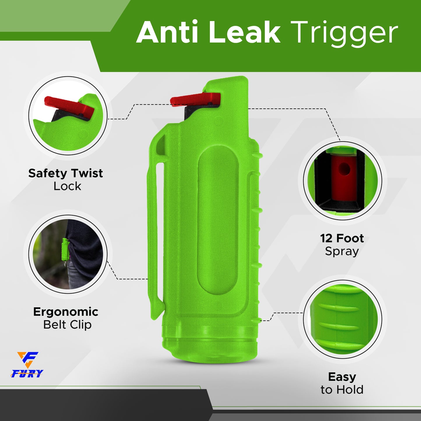 FURY Hardshell Pepper Spray