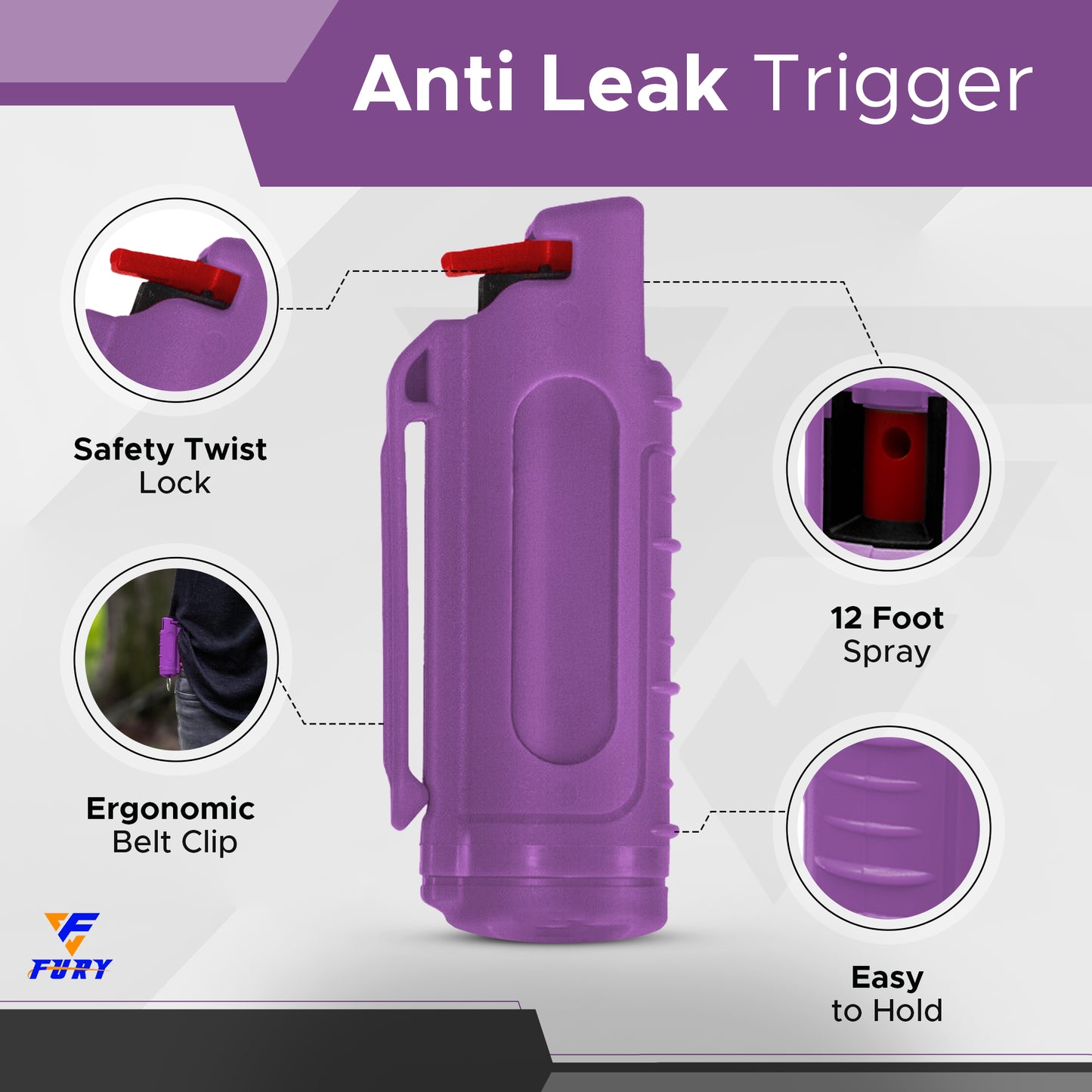 FURY Hardshell Pepper Spray
