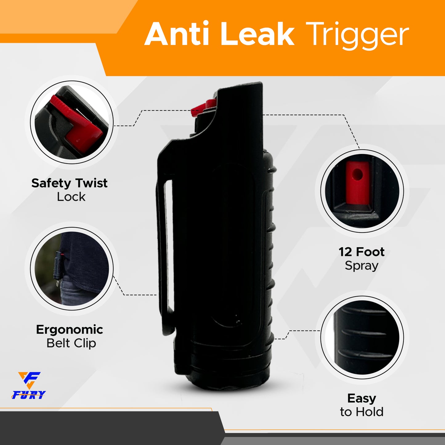 FURY Hardshell Pepper Spray