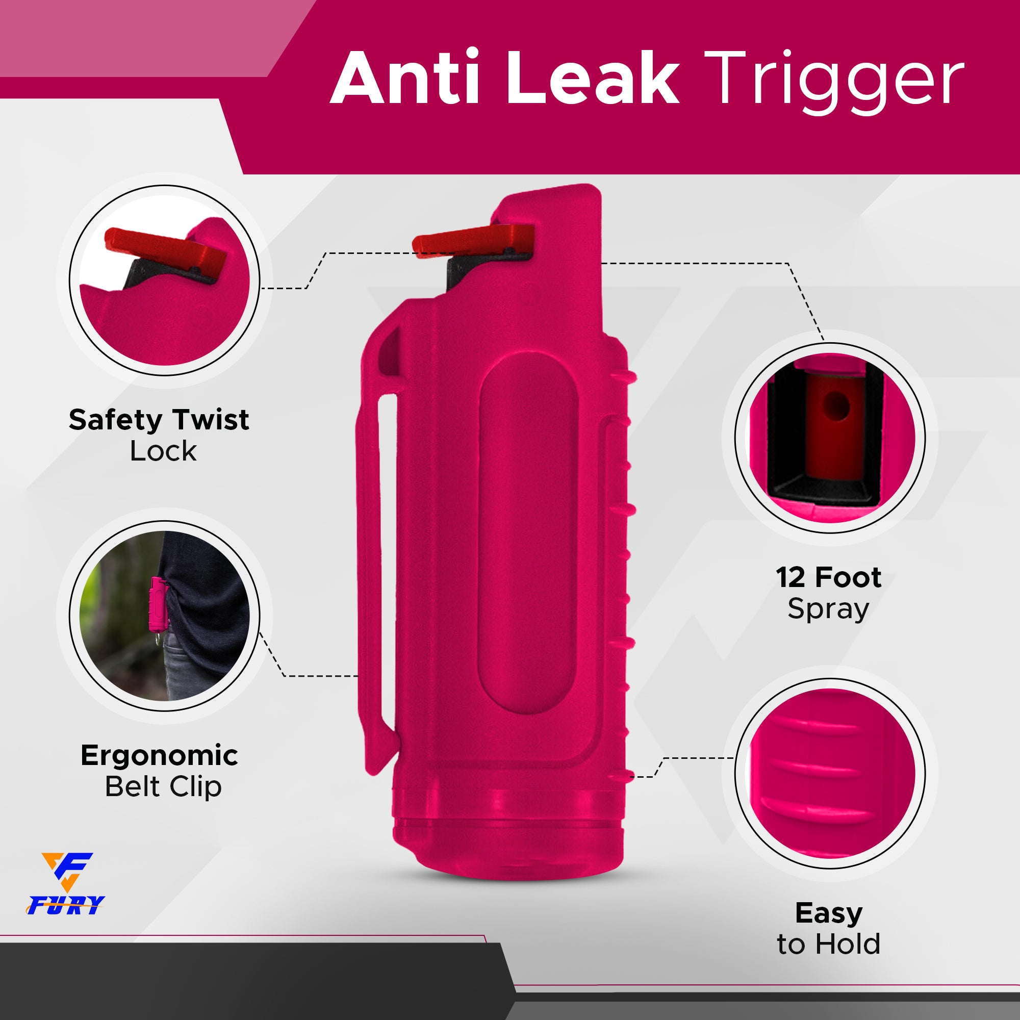 FURY Hardshell Pepper Spray