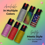 FURY Rhinestone Pepper Spray - PINK - FuryUSA