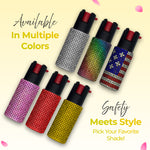 FURY Rhinestone Pepper Spray - PINK - FuryUSA
