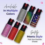 FURY Rhinestone Pepper Spray - PINK - FuryUSA