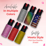 FURY Rhinestone Pepper Spray - PINK - FuryUSA