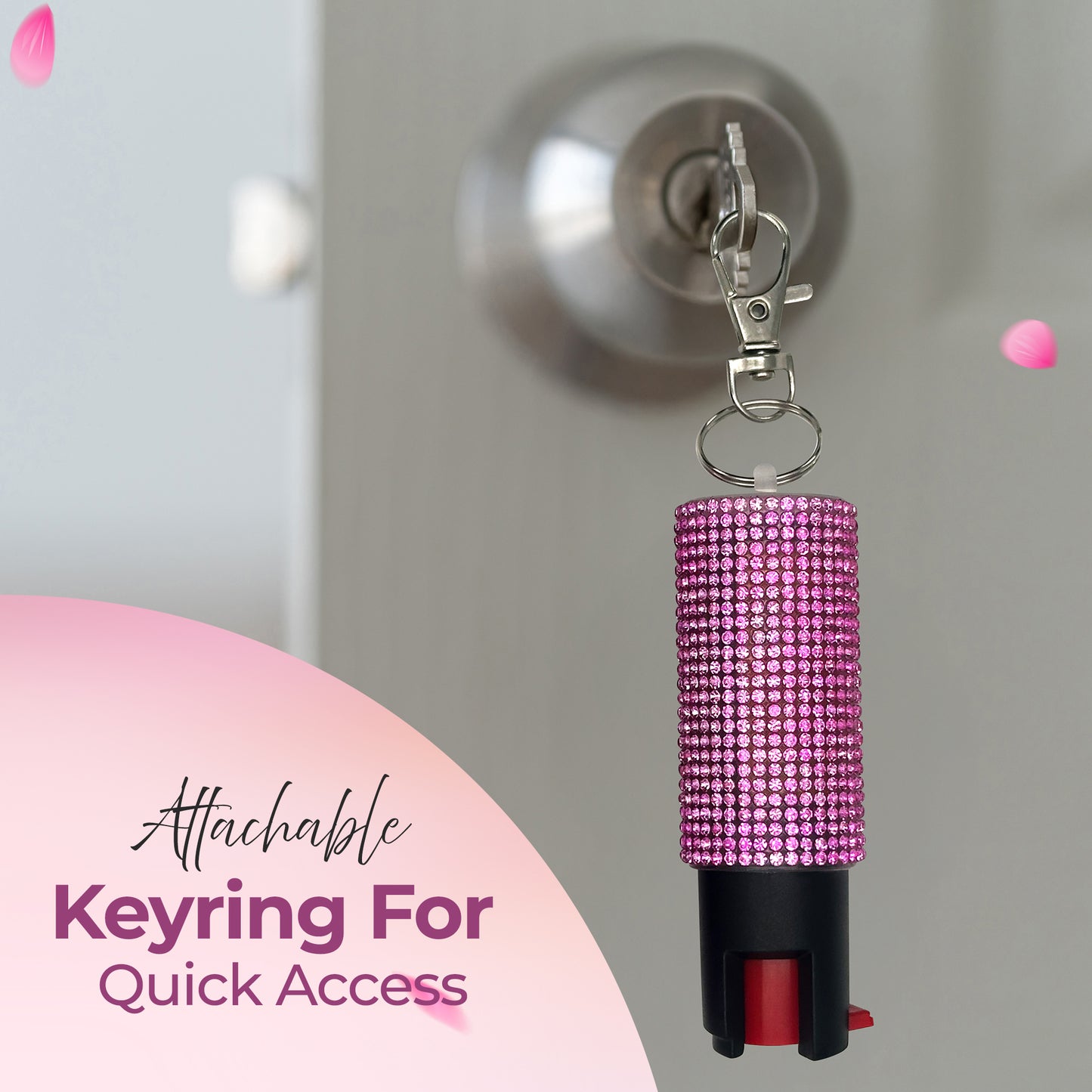 FURY Gem Stone Pepper Spray Lipstick Stun Gun Combo