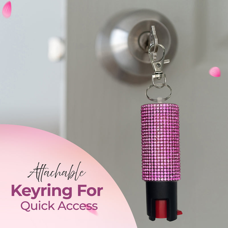 FURY Gem Stone Pepper Spray and Lipstick Stun Gun Combo
