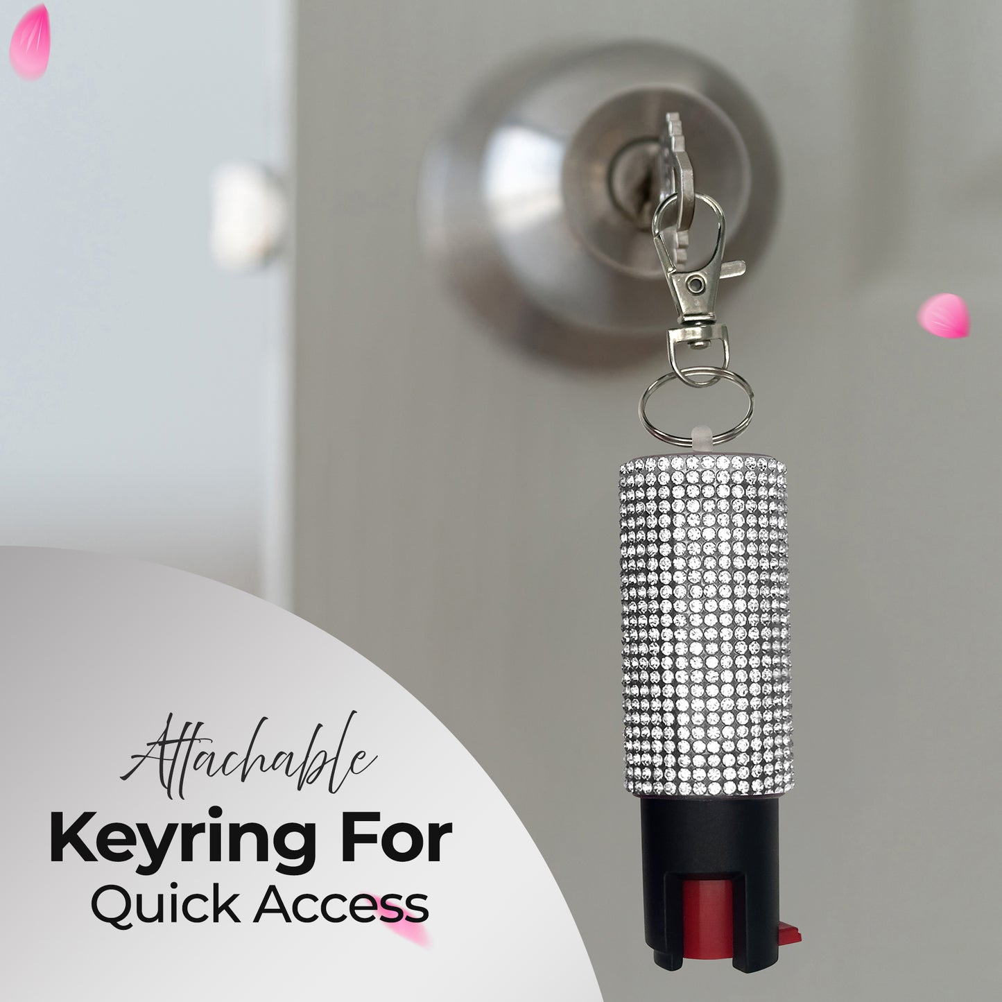 FURY Gem Stone Pepper Spray Lipstick Stun Gun Combo